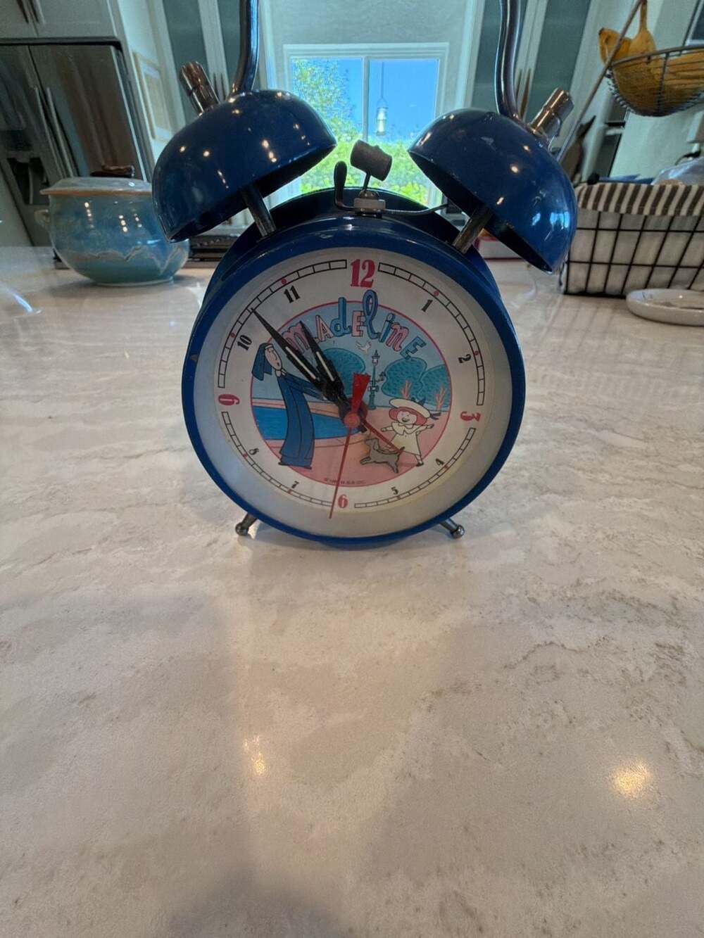 Vintage 1998 Madeline Twin Bell Mechanical Alarm Clock